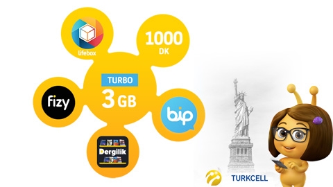 Turkcell Turbo Bizbize 3GB Kampanyas